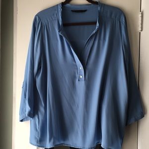 Zara Light Blue Top
